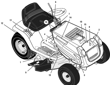 Part Location Diagram of 48X5707 Murray DISCONTINUED